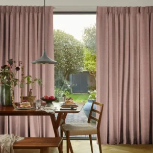 Wave Rose Blush Curtains