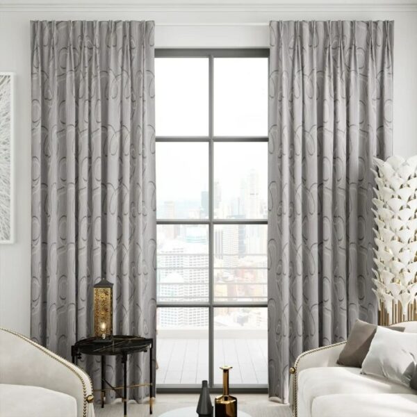 Window Khaki Pinch Pleat Curtain