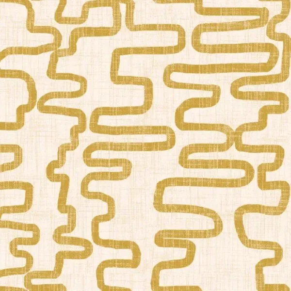 Wirl Chartreuse Curtains image 3