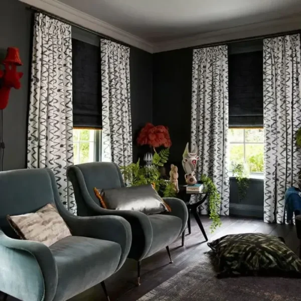 Wolfe Smoulder Curtains image 2