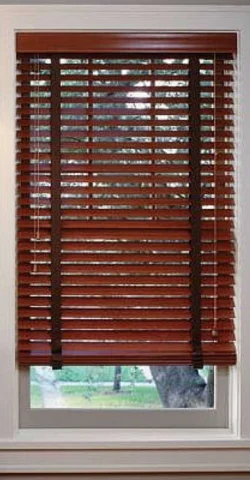 Elegant wooden blinds for Dubai windows