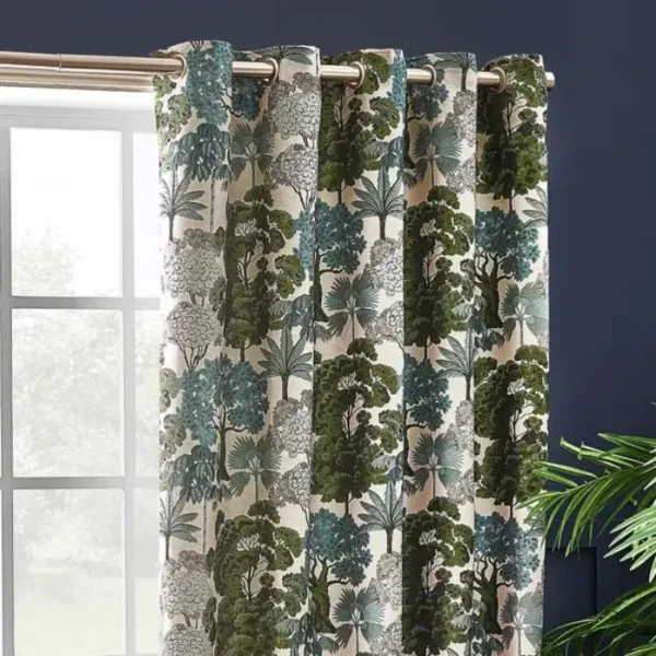 Woodlands Eyelet Curtains image 1