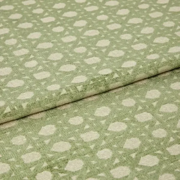 Wyndham's Rattan Pistachio Curtains image 1