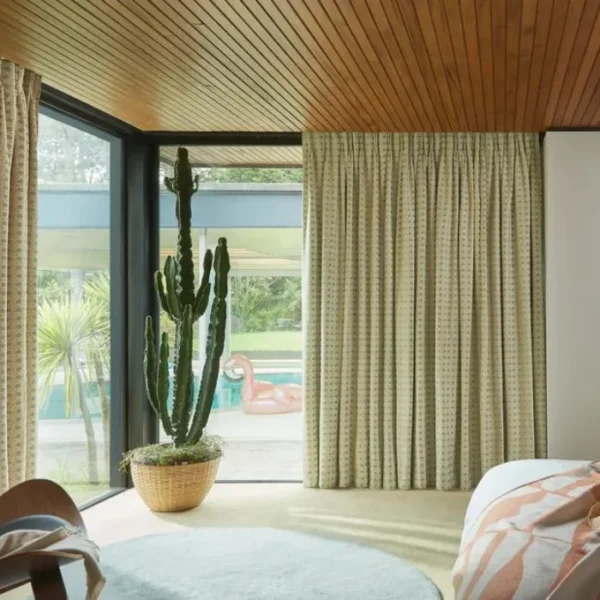 Wyndham's Rattan Sepia Curtains image 2