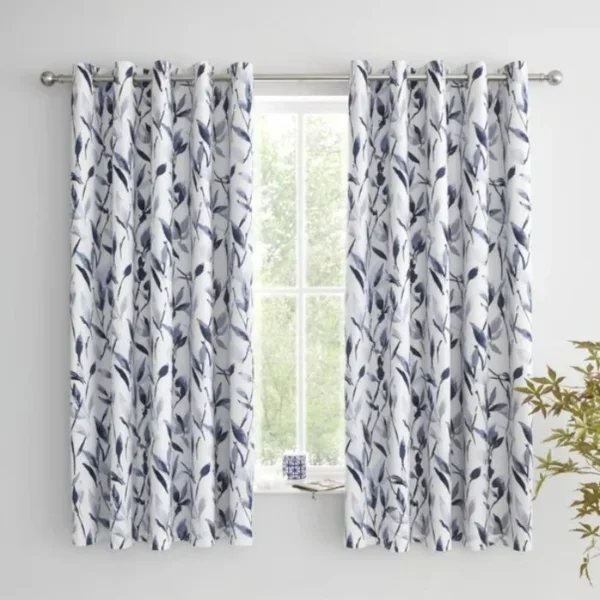 Zen Blackout Eyelet Curtains image 2